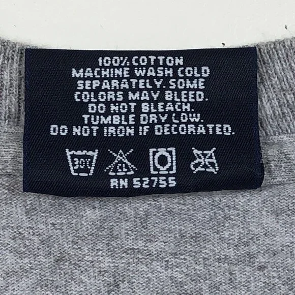 Vintage Dartmouth College Long Sleeve gray T Shirt Jansport Size Large USA Made - Picture 8 of 10